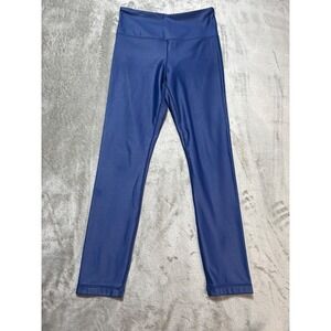 Zyia Active Blue High Rise Leggings Size 6 8 Athletic Workout
